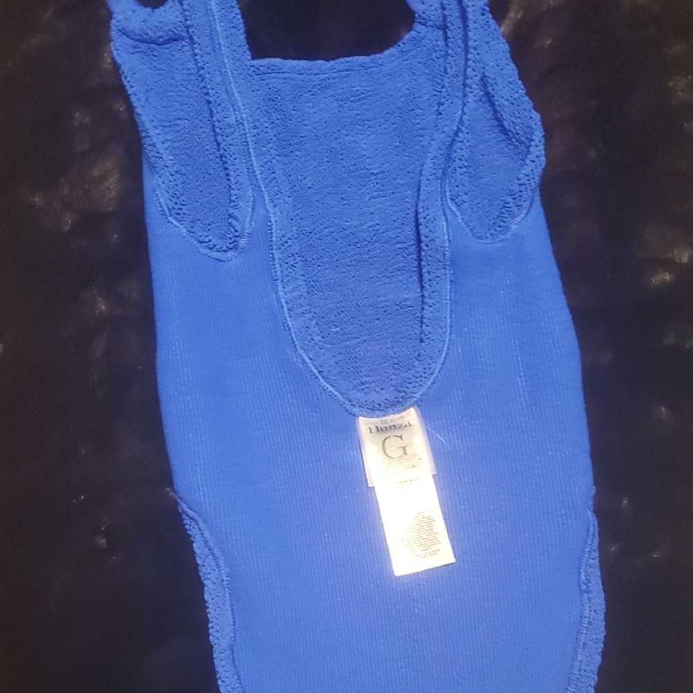 Blue Women's Swim Top - Picture 6 of 8